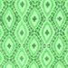 Square Machine Washable Abstract Emerald Green Modern Area Rugs, wshabs946emgrn