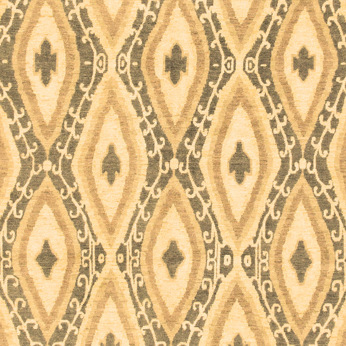 Machine Washable Abstract Brown Modern Rug, wshabs946brn