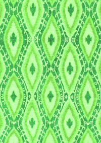 Abstract Green Modern Rug, abs946grn