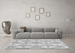 Machine Washable Abstract Gray Modern Rug in a Living Room,, wshabs946gry