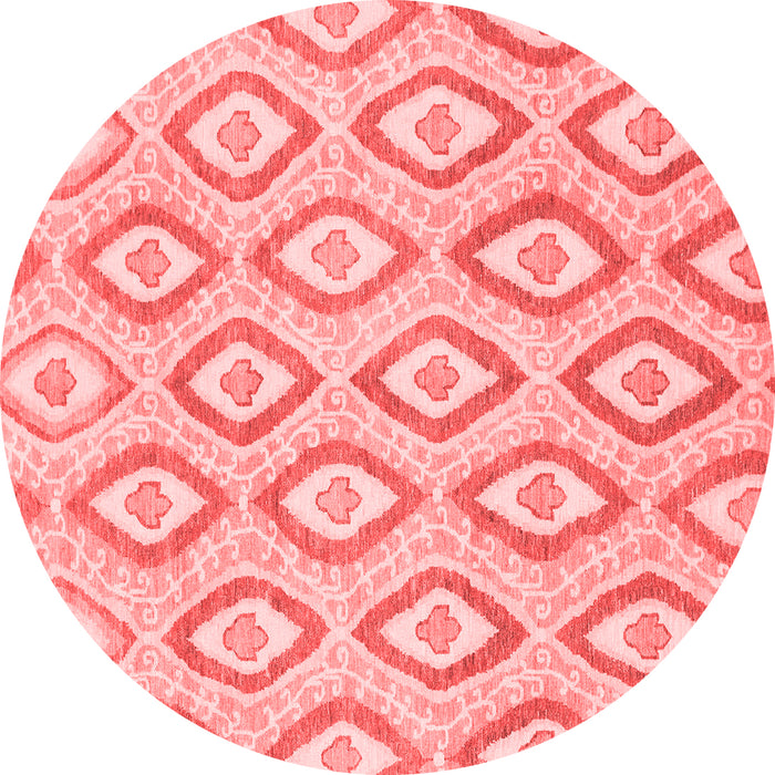 Machine Washable Abstract Red Modern Rug, wshabs947red