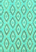 Abstract Turquoise Modern Rug, abs947turq