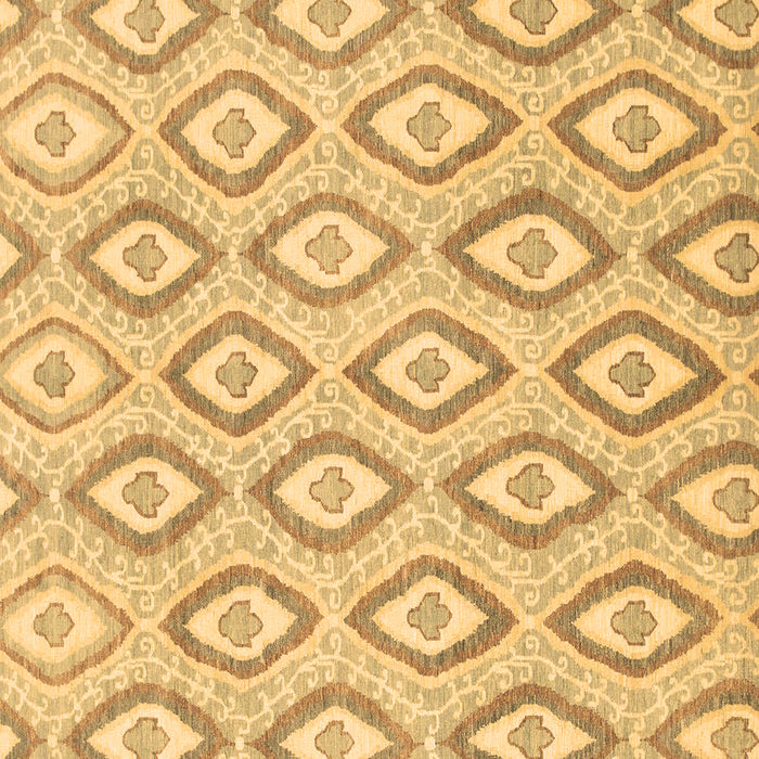 Square Machine Washable Abstract Brown Modern Rug, wshabs947brn
