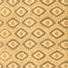 Square Machine Washable Abstract Brown Modern Rug, wshabs947brn