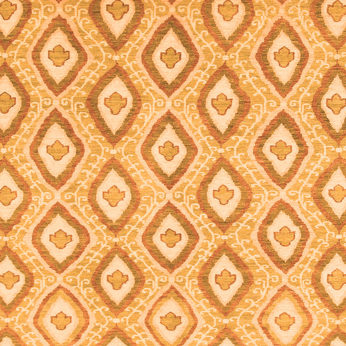 Square Abstract Orange Modern Rug, abs947org