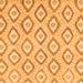 Square Abstract Orange Modern Rug, abs947org