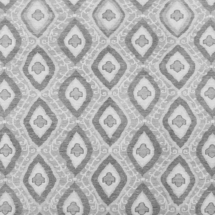 Square Abstract Gray Modern Rug, abs947gry