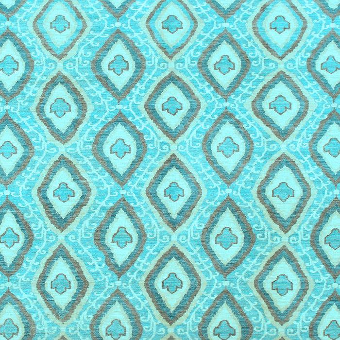 Square Machine Washable Abstract Light Blue Modern Rug, wshabs947lblu