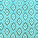 Square Machine Washable Abstract Light Blue Modern Rug, wshabs947lblu