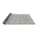 Sideview of Abstract Gray Modern Rug, abs947gry