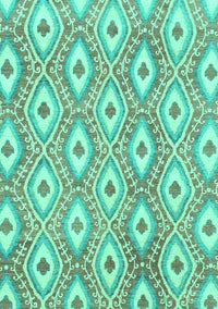 Abstract Turquoise Modern Rug, abs948turq