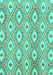 Abstract Turquoise Modern Rug, abs948turq