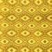 Square Machine Washable Abstract Yellow Modern Rug, wshabs948yw