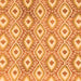 Square Abstract Orange Modern Rug, abs948org