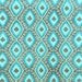 Square Machine Washable Abstract Light Blue Modern Rug, wshabs948lblu