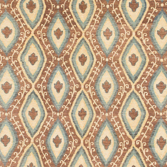 Machine Washable Abstract Bronze Brown Rug, wshabs948