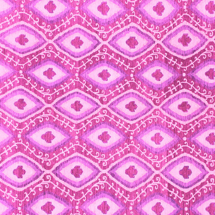 Square Machine Washable Abstract Pink Modern Rug, wshabs948pnk