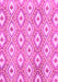 Machine Washable Abstract Pink Modern Rug, wshabs948pnk