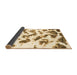 Sideview of Abstract Brown Modern Rug, abs949brn