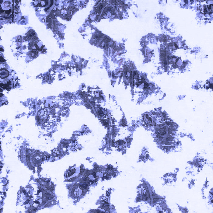 Machine Washable Abstract Blue Modern Rug, wshabs949blu