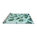 Sideview of Machine Washable Abstract Light Blue Modern Rug, wshabs949lblu