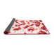 Abstract Red Modern Area Rugs