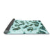 Sideview of Abstract Light Blue Modern Rug, abs949lblu