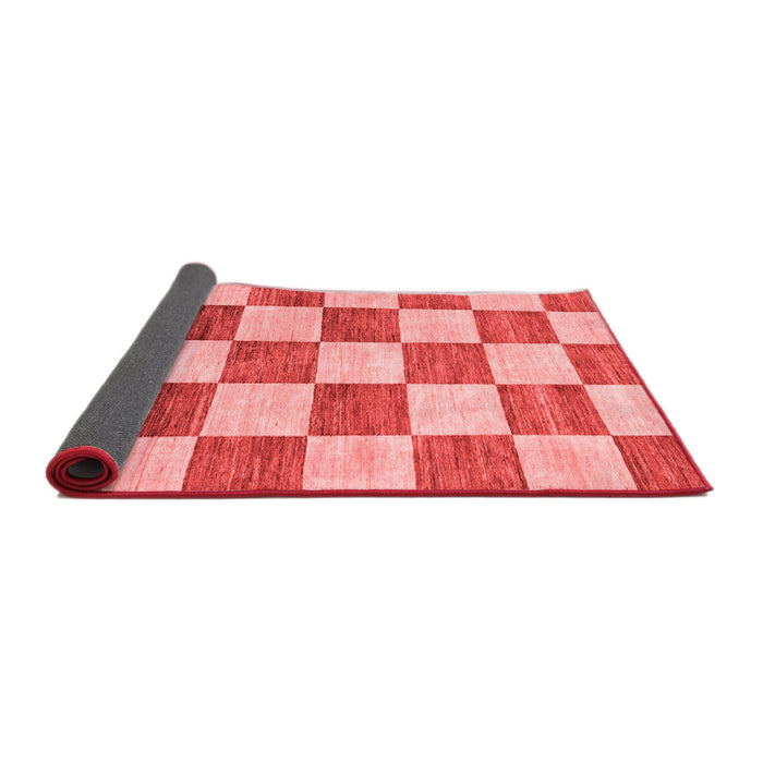Checkered Red Modern Area Rugs
