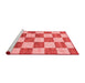 Modern Red Washable Rugs