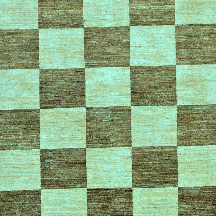 Checkered Light Blue Modern Rug, abs94lblu