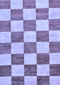 Checkered Blue Modern Rug, abs94blu