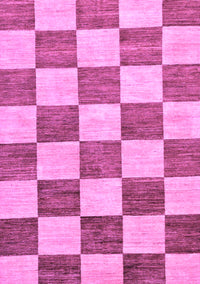 Checkered Purple Modern Rug, abs94pur