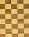 Abstract Sedona Brown Checkered Rug, abs94