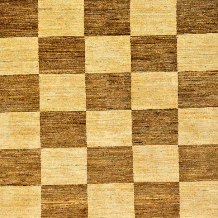 Abstract Sedona Brown Checkered Rug, abs94
