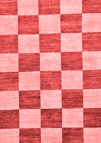 Checkered Red Modern Rug, abs94red