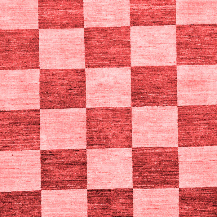 Checkered Red Modern Area Rugs
