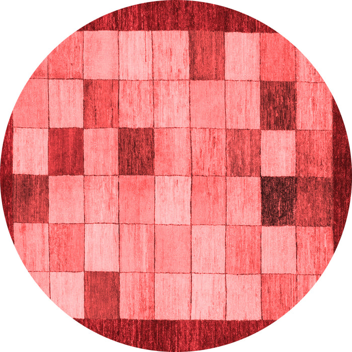 Checkered Red Modern Rug, abs950red