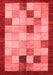 Checkered Red Modern Area Rugs