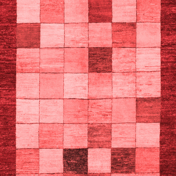 Checkered Red Modern Area Rugs