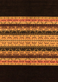 Abstract Orange Modern Rug, abs951org