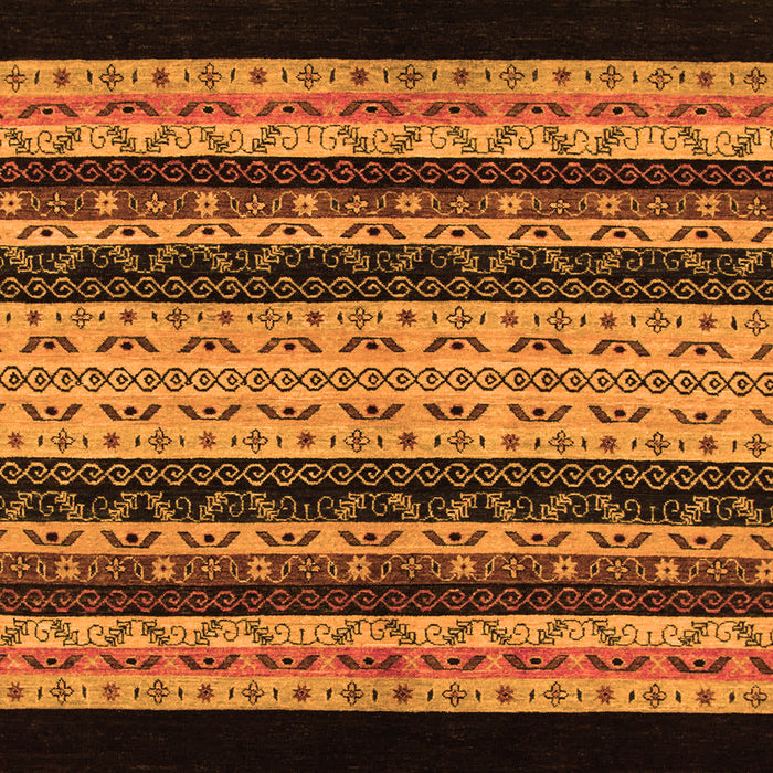 Abstract Orange Modern Rug, abs951org