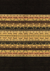 Abstract Brown Modern Rug, abs951brn