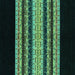 Square Abstract Turquoise Modern Rug, abs951turq