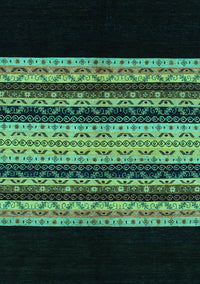 Abstract Turquoise Modern Rug, abs951turq