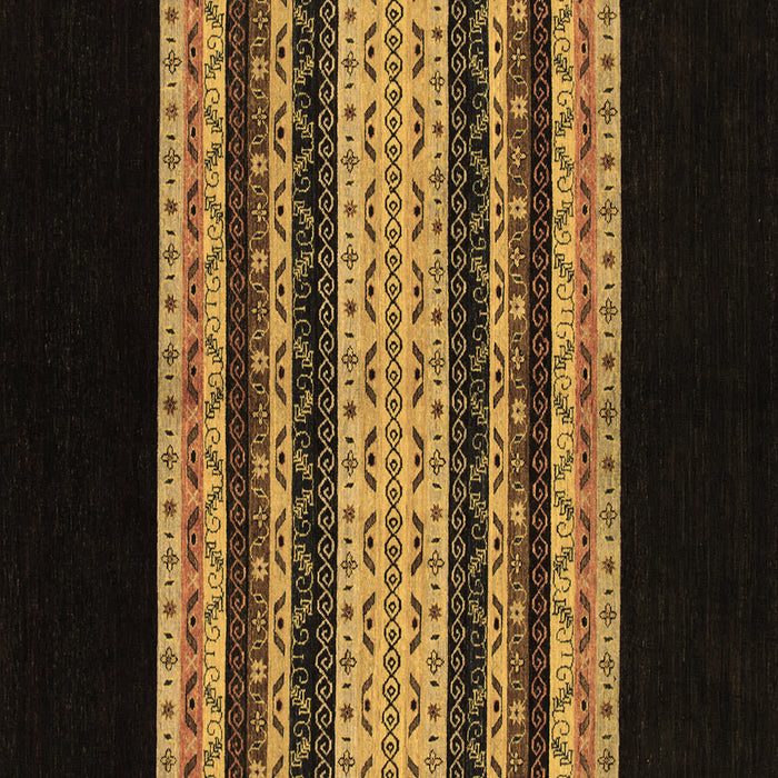 Square Abstract Brown Modern Rug, abs951brn