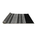 Sideview of Abstract Gray Modern Rug, abs951gry