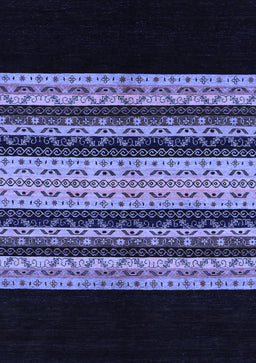 Abstract Blue Modern Rug, abs951blu