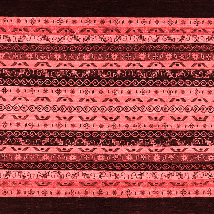 Machine Washable Abstract Red Modern Rug, wshabs951red