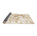 Sideview of Abstract Whip Beige Modern Rug, abs952