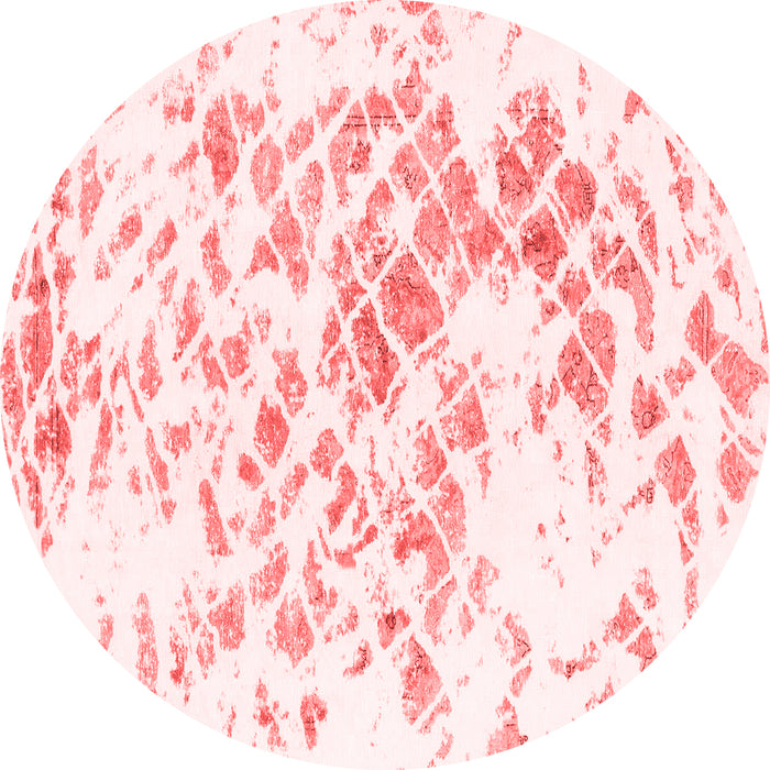 Abstract Red Modern Rug, abs952red